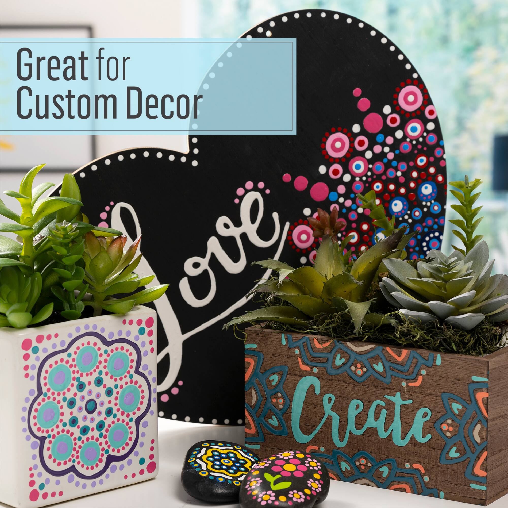 12 Pack: FolkArt® Dots™ Acrylic Dotting & Writing Paint